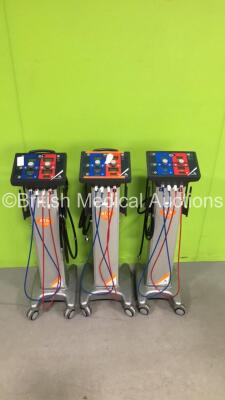 3 x Anetic Aid AT4 Pneumatic Tourniquets with Hoses *S/N 700-4035*