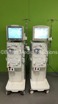 2 x Nipro Corporation Surdial X Dialysis Machines Version 1.506 with Hoses (Both Power Up) *Mfd 2017/ 2018*