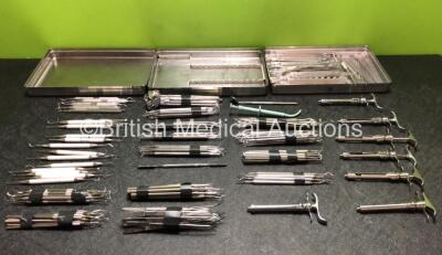 Job Lot of Dental Instruments and Scalers in 3 x Trays