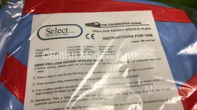 Job Lot Including 4 x Hologic Ref 110788 Mini C-Arm Covers and 10 x Select Healthcare Pre-Loop Patient Slings - 5