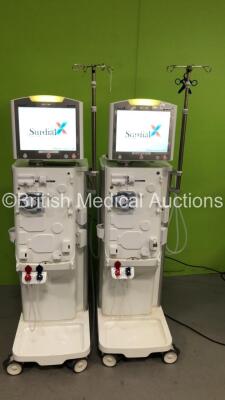 2 x Nipro Corporation Surdial X Dialysis Machines Version 1.506 with Hoses (Both Power Up) *Mfd 2019 / 2019* - 3