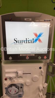 2 x Nipro Corporation Surdial X Dialysis Machines Version 1.506 with Hoses (Both Power Up) *Mfd 2019 / 2019* - 5