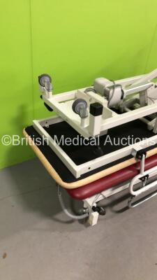 2 x Huntleigh Electric Patient Examination Couches with Controller (Both Power Up - Damage to Cushion) *S/N IPS-09689* - 5