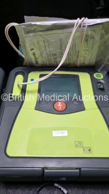 3 x Zoll AED PRO Defibrillators with 3 x Batteries, 3 x 3 Lead ECG Leads, (All Power Up) *SN AA11C020074 / AA10C016683 / AA13C02771* - 3