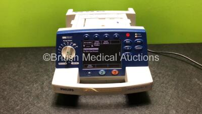 Philips Heartstart XL Smart Biphasic Defibrillator with ECG, SpO2 and Printer Options (Powers Up)