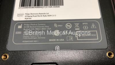 2 x Philips FR3 Heartstart Defibrillators in Carry Cases with 4 x Batteries (Both Power Up and Pass Self Test) *SN C16A-00896 / C12F-00432* - 8