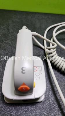 Philips Heartstart XL+ Defibrillator Including PACER, ECG and Printer Options with 1 x External Hard Paddle , 1 x MM3725A Test Load, 1 x Philips M1674A 3 Lead ECG Lead, 1 x Philips Battery Ref 989803167281 and 1 x Paddle Lead (Powers Up) *SN 1309036* - 8