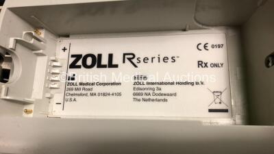 Zoll R Series Plus Defibrillator Including ECG and Printer Options with 1 x Zoll Sure Power Battery, 1 x 3 Lead ECG Lead and 1 x Paddle Lead (Powers Up with Low Battery) *SN AF08L006417* - 6