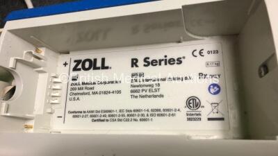 Zoll R Series Plus Defibrillator Including ECG and Printer Options with 1 x Zoll Sure Power Battery, 1 x 3 Lead ECG Lead and 1 x Paddle Lead (Powers Up with Low Battery) *SN AF08L006429* - 5