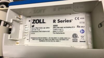 Zoll R Series Plus Defibrillator Including ECG and Printer Options with 1 x Zoll Sure Power Battery, 1 x 3 Lead ECG Lead and 1 x Paddle Lead (Powers Up with Low Battery) *SN AF08K006084* - 6