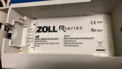 Zoll R Series Plus Defibrillator Including ECG and Printer Options with 1 x Zoll Sure Power Battery, 1 x 3 Lead ECG Lead and 1 x Paddle Lead (Powers Up with Low Battery) *SN AF08L006408* - 5