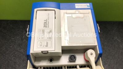 Zoll R Series Plus Defibrillator Including ECG and Printer Options with 1 x Zoll Sure Power Battery, 1 x 3 Lead ECG Lead and 1 x Paddle Lead (Powers Up with Low Battery) *SN AF08L006407* - 5