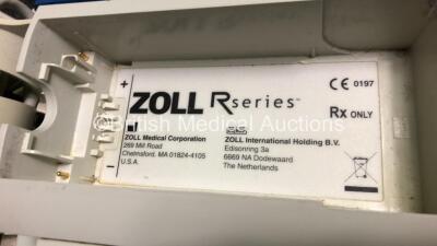 Zoll R Series Plus Defibrillator Including ECG and Printer Options with 1 x Zoll Sure Power Battery, 1 x 3 Lead ECG Lead and 1 x Paddle Lead (Powers Up with Low Battery) *SN AF08K006073* - 5