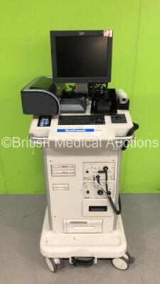 Massie Laboratories Inc RetCam II Ophthalmic Imaging System with Footswitch and Handpiece *Hard Drive Removed* (Powers Up with Blank Screen and Missing Power Button-See Photo)