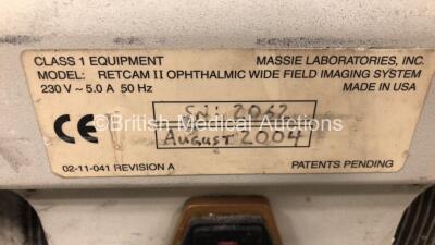 Massie Laboratories Inc RetCam II Ophthalmic Imaging System with Footswitch and Handpiece *Hard Drive Removed* (Powers Up with Blank Screen and Missing Power Button-See Photo) - 6