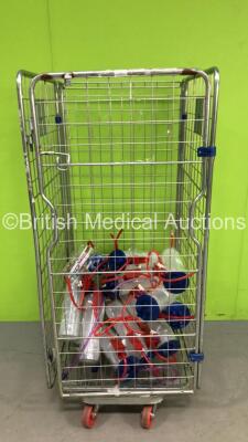 Cage of Suction Cups with Lids and Hoses