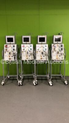 4 x Edwards Life Science Aquarius Dialysis Machines (All Power Up) * S/N 2729 / 2713 / 2709 / 2706*