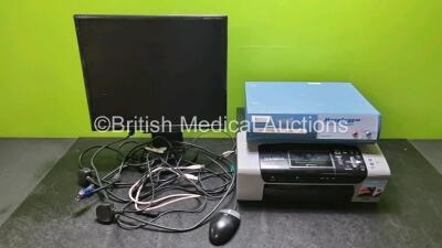 Mixed Lot Including 1 x Manoscan Model A-100 Unit 1 x Brother DCP-585CW Printer and 1 x Nec Multisync LCD 195x Monitor *SN MSM1123*