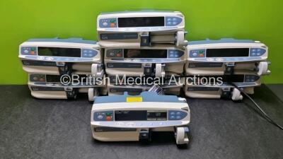 8 x Carefusion Alaris Guardrails Plus GH Syringe Pumps (7 x Power Up 1 x Draws Power)