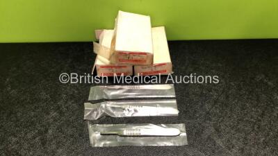 75 x Scalpel Handles (3 x Boxes of 25 - New In Box)