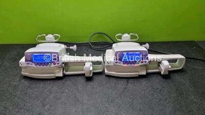 2 x Fresenius Kabi Injectomat TIVA Agilia GB Syringe Pumps (Both Power Up, Small Chips On Casing - See Photos) *SN 20228181 / 20228189*