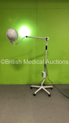 Berchtold Chromophare D 300 Patient Examination Lamp on Stand (Powers Up with Good Bulb)