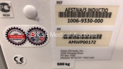 Datex-Ohmeda Aestiva/5 Induction Anaesthesia Machine with Hoses *S/N AMWP00172* - 3