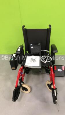 PowerTec Electric Wheelchair with Charger (No Power - 2 x Flat Tyres)