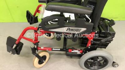 PowerTec Electric Wheelchair with Charger (No Power - 2 x Flat Tyres) - 2