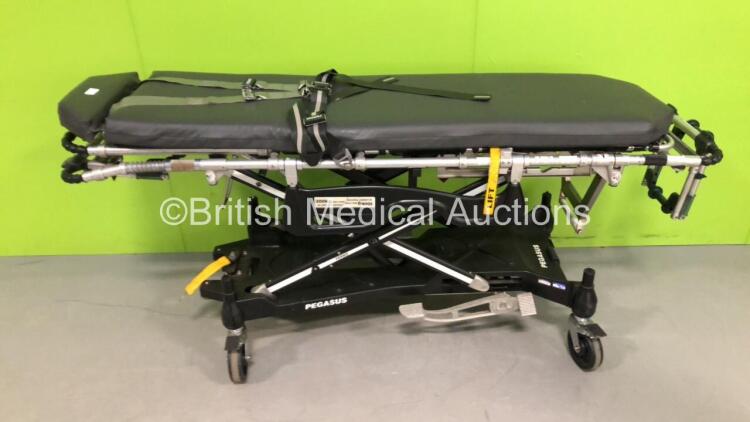 Ferno Pegasus Hydraulics Ambulance Stretcher with Mattresses (Hydraulics Tested Working) *S/N PEG4758*