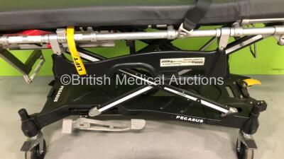 Ferno Pegasus Hydraulics Ambulance Stretcher with Mattresses (Hydraulics Tested Working) *S/N PEG4758* - 4