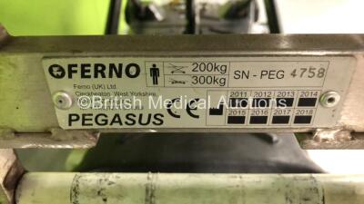 Ferno Pegasus Hydraulics Ambulance Stretcher with Mattresses (Hydraulics Tested Working) *S/N PEG4758* - 5