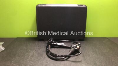 Olympus GIF-H260 Video Gastroscope in Case - Engineer's Report : Optical System - No Fault Found, Angulation - No Fault Found, Insertion Tube - No Fault Found, Light Transmission - No Fault Found, Channels - No Fault Found, Leak Check - No Fault Found *27