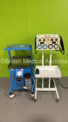 1 x Valleylab Diathermy Stand and 1 x Anetic Aid APT MK3 Tourniquet on Stand with Hoses