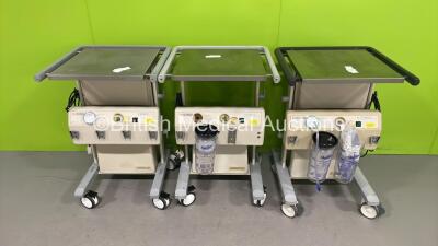 3 x Eschmann ST80 Suction Trolley's