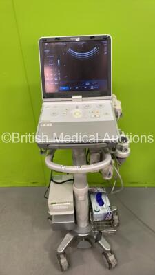 Toshiba Viamo SSA-640A Ultrasound Scanner *S/N E1G1163757* **Mfd 06/2011** Software Version 6.0.500 with 1 x Transducer / Probe (PVT-712BT *Mfd 02/2019*) and Sony UP-D897 Digital Graphic Printer (Powers Up)