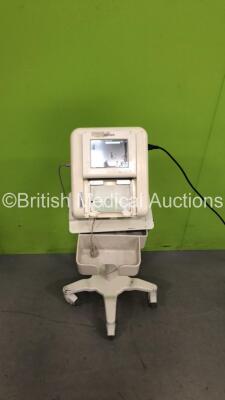 Philips Avalon FM30 Fetal Monitor on Stand with Philips Avalon CL Wireless Transducer Docking Station (Powers Up - MIssing Printer Cover - See Pictures) *S/N DE53109078*