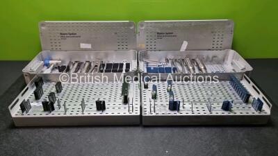 2 x Smith & Nephew Ilizarov System Wires & Instrument Sets Ref 7101-3622 *Sets Incomplete*