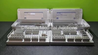 2 x Smith & Nephew Ilizarov System Rods, Posts, Supports and Hinges Sets Ref 7101-3623 *Sets Incomplete*