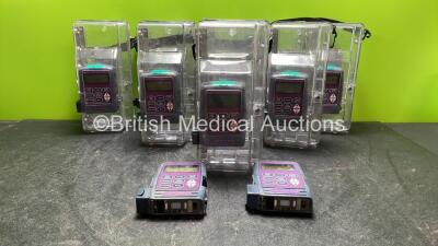 11 x Smiths Medical CADD-Prizm PCS II Ambulatory Infusion Pumps with 9 x Housings