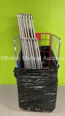 Cage of 7 x Aluminium Scoop Stretchers (Cage Not Included)