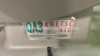 2 x Anetic Aid QA3 Hydraulic Patient Trolleys (Hydraulics Tested Working) - 3