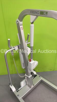 1 x Oxford Mini 140 Manual Patient Hoist, 1 x Liko Viking XL Electric Patient Hoist with Battery and Controller and 1 x Liko Golvo 7007ES Electric Patient Hoist with Controller - 4