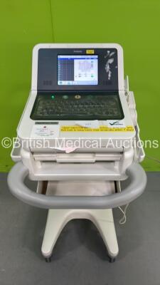 Philips PageWriter TC30 ECG Machine on Stand with 10 Lead ECG Leads (Powers Up) *S/N US21306936*