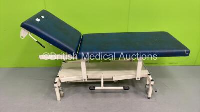 Hoskins Patient Examination Couch (Hydraulics Tested Working - Headrest Loose) *S/N NA*