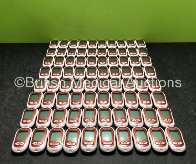 80 x Accu-Chek Performa Blood Glucose Monitors (2 x Missing Battery Covers, Batteries Not Included)