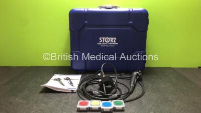 Karl Storz VN06030AEMW Video Scope with 2 x 0 Degree Optical Lenses and 2 x 90 Degree Optical Lenses in Case - Engineer's Report : Optical System - Unable to Check, Angulation - No Fault Found, Insertion Tube - No Fault Found, Light Transmission - Unable 