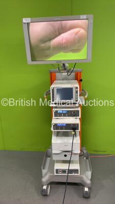 Smith and Nephew Stack Trolley with Sony Monitor, Smith and Nephew 660HD Image Management System (HDD Removed) Smith and Nephew 500XL Light Source, Smith and Nephew 560P High Definition Camera System, Smith and Nephew 560H Camera Head, Dyonics RF System a