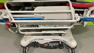 2 x Stryker Hydraulic Patient Trolley with Mattresses (Hydraulics Tested Working) - 2