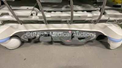 2 x Stryker 1105 5th Wheel Patient Stretchers with 3 x Mattresses (Hydraulics Tested Working) - 2